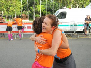 Angélica Banhara celebra sua primeira corrida Foto Guto Gonçalves_Estúdio13 