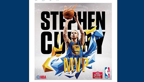Twitter da NBA anunciou o prêmio de MVP para Curry