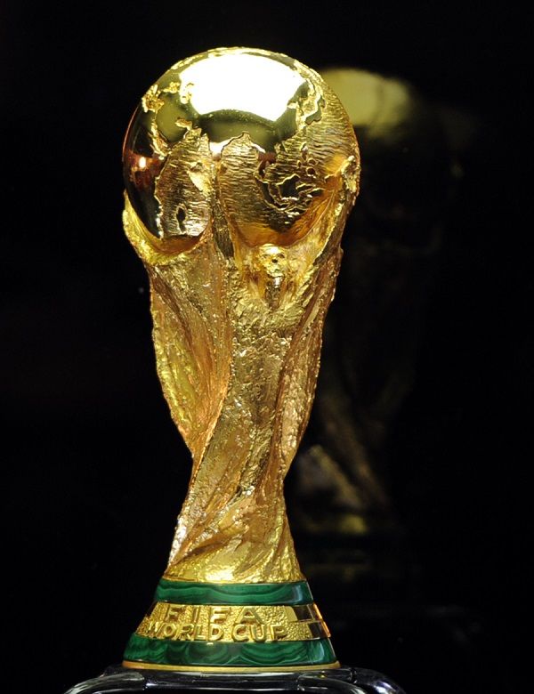 A taça da Copa do Mundo não é mais do vencedor, que fica